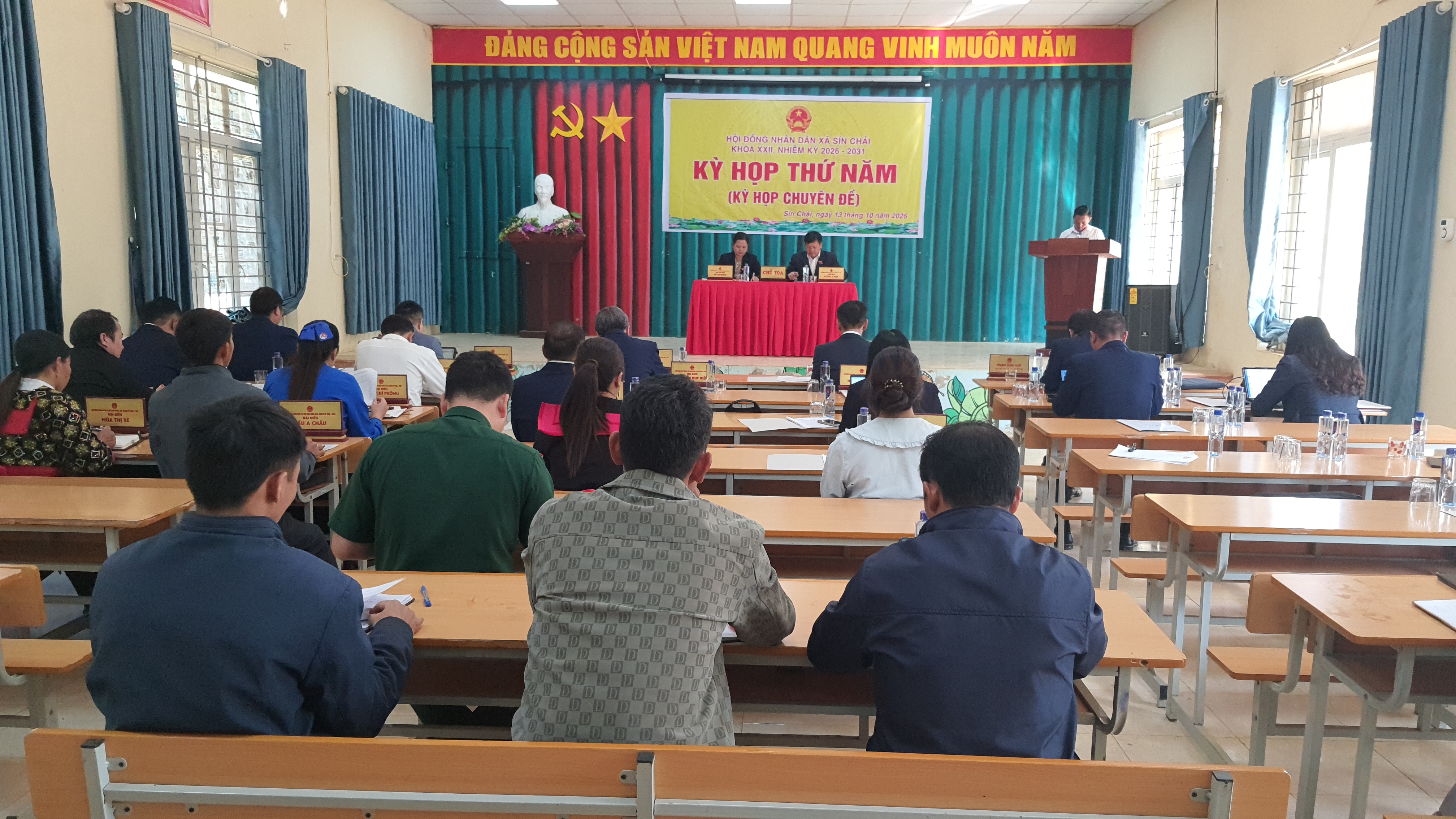 HĐND xã Sín Chải: Kỳ họp thứ 5 (kỳ họp chuyên đề) HĐND xã khóa XXII, nhiệm kỳ 2026–2031