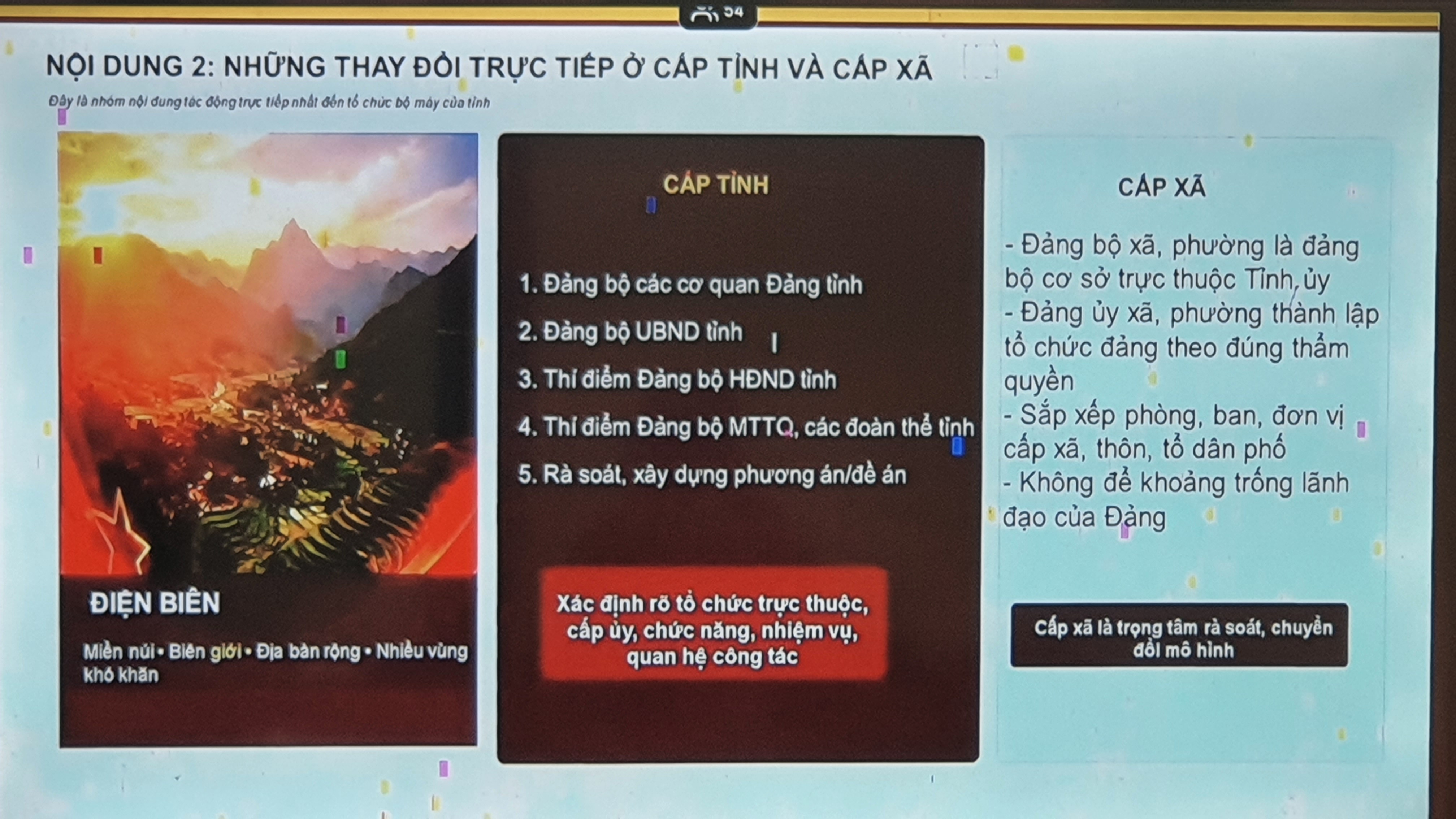 Xã Sín Chải tham dự hội nghị quán triệt, triển khai thực hiện các nghị quyết, quy định, kết luận của trung ương